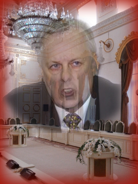Собчак в Белом зале Мариинского дворца